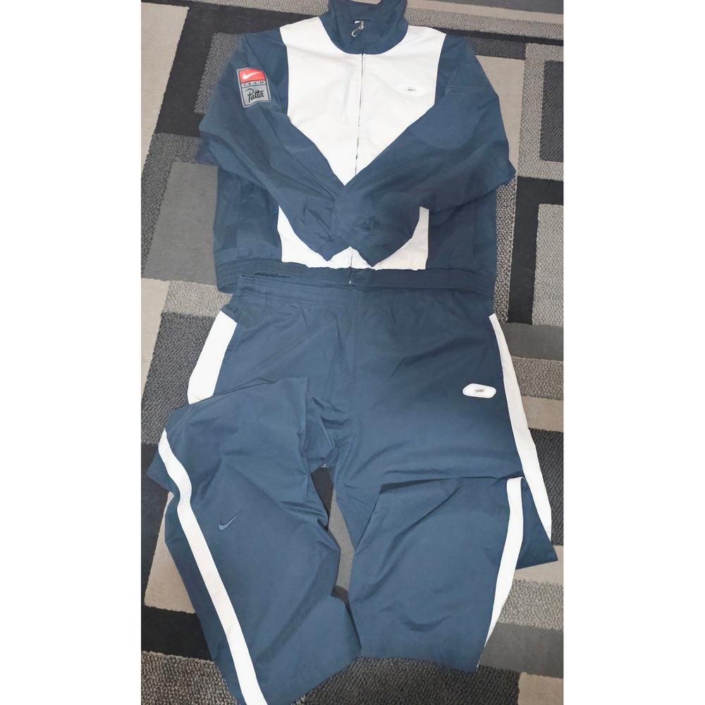 Nike Tracksuit Men XL Blue White Patta Collaboration New Without Tags